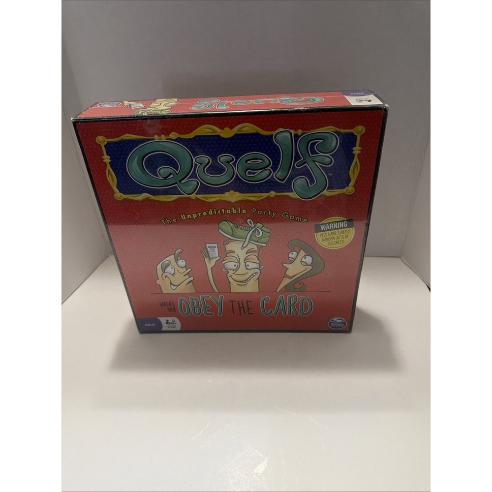 Quelf The Unpredictable Party Game Spin Master Adult Board Game New Sealed